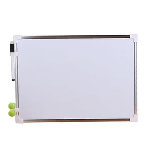 Double côté magnétique tableau blanc bureau école magnétique tableau à sec écriture panneau stylo aimants boutons freestylehome