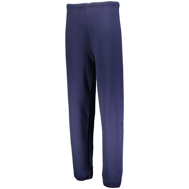 Russell Athletic Dri Power Closed Bottom Sweatpants, M, Navy