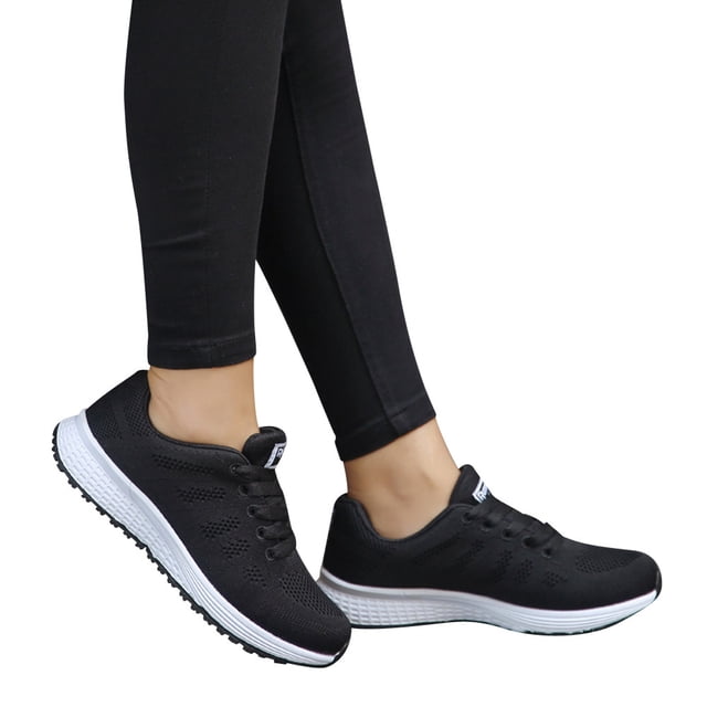 Kcodviy Chaussures Course Décontractées Espadrilles à Bout Rond Bottes pour Femmes Taille 11 Chaussures Femmes en Maille à Brides Espadrilles pour Femmes Taille 8 Plates Chaussures Décontractées pour Femmes
