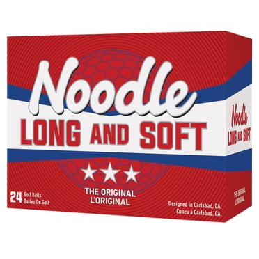 Noodle Long & Soft balles de golf - Paquet de 24