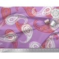 thumbnail image 2 of Soimoi Moss Georgette Fabric Artistic Paisley Fabric Prints by Yard 42 Inch Wide, 2 of 3