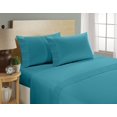 thumbnail image 1 of Home Sweet Home London 1800 Series - Microfiber Deep Pocket Full Bed Sheets Set (Aqua), 1 of 2