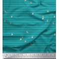 thumbnail image 1 of Soimoi Poly Georgette Fabric Swimming Pool Race Sports Decor Fabric Printed Yard 52 Inch Wide, 1 of 3