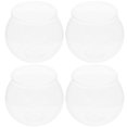 thumbnail image 1 of MasteelfCA 4pcs Mini Plastic Fish Tank Household Goldfish Tank Fish Bowl Aquarium Tank Clear Fish Tank, 1 of 8