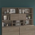 thumbnail image 2 of Pemberly Row 72W Desk Hutch in Modern Hickory - Engineered Wood, 2 of 7