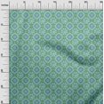 thumbnail image 3 of oneOone Polyester Spandex Turquoise Green Fabric Asian Suzani Sewing Craft Projects Fabric Prints By Yard 56 Inch Wide, 3 of 5