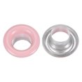 thumbnail image 4 of Unique Bargains 100PCS Grommets Eyelets 1/5 Inch (5mm) ID Hole Metal Self Backing Eyelet with Washers for Leather Pink, 4 of 7