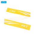 thumbnail image 3 of Unique Bargains 9.8'x0.7' Badminton Racket Head PU Protector Sticker Racquet Guard Tape, Yellow 4 Pack, 3 of 6
