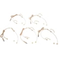 thumbnail image 4 of Bgsha Beige Double Earhook Headset Mic Headworn Microphone 3.5mm 3 Pin 4 Pin XLR Plug, 4 of 8