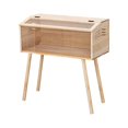 thumbnail image 3 of Almencla Chick Brooder Box Small Animal Wooden Enclosure House for Birds Quails Ducks 60 cmx30 cmx30 cm, 3 of 8