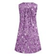 thumbnail image 4 of Robe d'Été pour Femmes Aguichant Robe d'Été pour Femmes Design Décontracté Robe Dégradée Sans Manches Col en V Longue Robe Ample Robe d'Été pour Femmes Robe Longue d'Été pour Femmes Longue Robe d'Été pour Femmes, 4 of 7