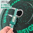 thumbnail image 5 of Rubber Bumper Plates Set – 2" Barbell Weights – 45LB x 4 (180 lbs Total) – Precision Strength Training – Home & Commercial Gym – Durable, 5 of 5