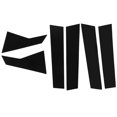 thumbnail image 4 of 6 Pcs Side Door Window Cover Trim Glossy Black Pillar Posts Decal Sticker for Civic Sedan 10th Gen 2016‑2021, 4 of 14