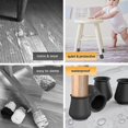 thumbnail image 5 of 16pcs Chair Leg Floor Protectors, Silicone Covers To Protect Floors Felt Bottom Furniture Non Slip Protector Pads Caps, 5 of 5