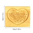 thumbnail image 3 of Oleegame 2PC Cookie Mold Cookie Molds Provences Rose Cookie Stamp Embossing Molds Craft Decorating Baking Tool, 3 of 4