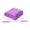 thumbnail image 3 of Soft Flannel Blanket for Winter Warmth & Summer AC | Cozy Velvet Conditioning Blanket for Home, Car, Picnic & Camping, 3 of 5
