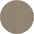thumbnail image 1 of Ahgly Company Tapis Rond Lavable en Machine Intérieur Transitionnel Marron Chocolat, 3 Pieds Rond, 1 of 7