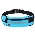 thumbnail image 1 of Sports Waist Bag Adjustable Reflective Stripe Design Waist Pack Pouch For Camping Hiking Cycling Running, 1 of 9
