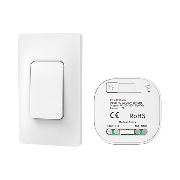 Yhmxh Electronics Smart Home Power Generation Remote Control Panel Wiring Random Paste Household Wireless Remote Control Panel Intelligent Panel Intelligent Switch