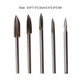 thumbnail image 2 of stanreset 5pcs Woodworking Engrave Drill Bit Accessories Set Metal Drilling Component Carpenter Grinder Head Kit Spare Part, 2 of 6