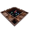 thumbnail image 4 of WE Games 4 Player Shut The Box Dice Game - Walnut Stained - Travel Size, 4 of 8