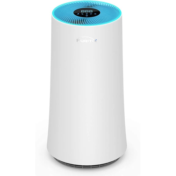 PURITIX HAP450 Air Purifier CADR 260ft³/min H13 True HEPA Home Air Purifiers Air Cleaner with Sleep Mode for Bedroom Office Pets Hair Smoke (Blue)