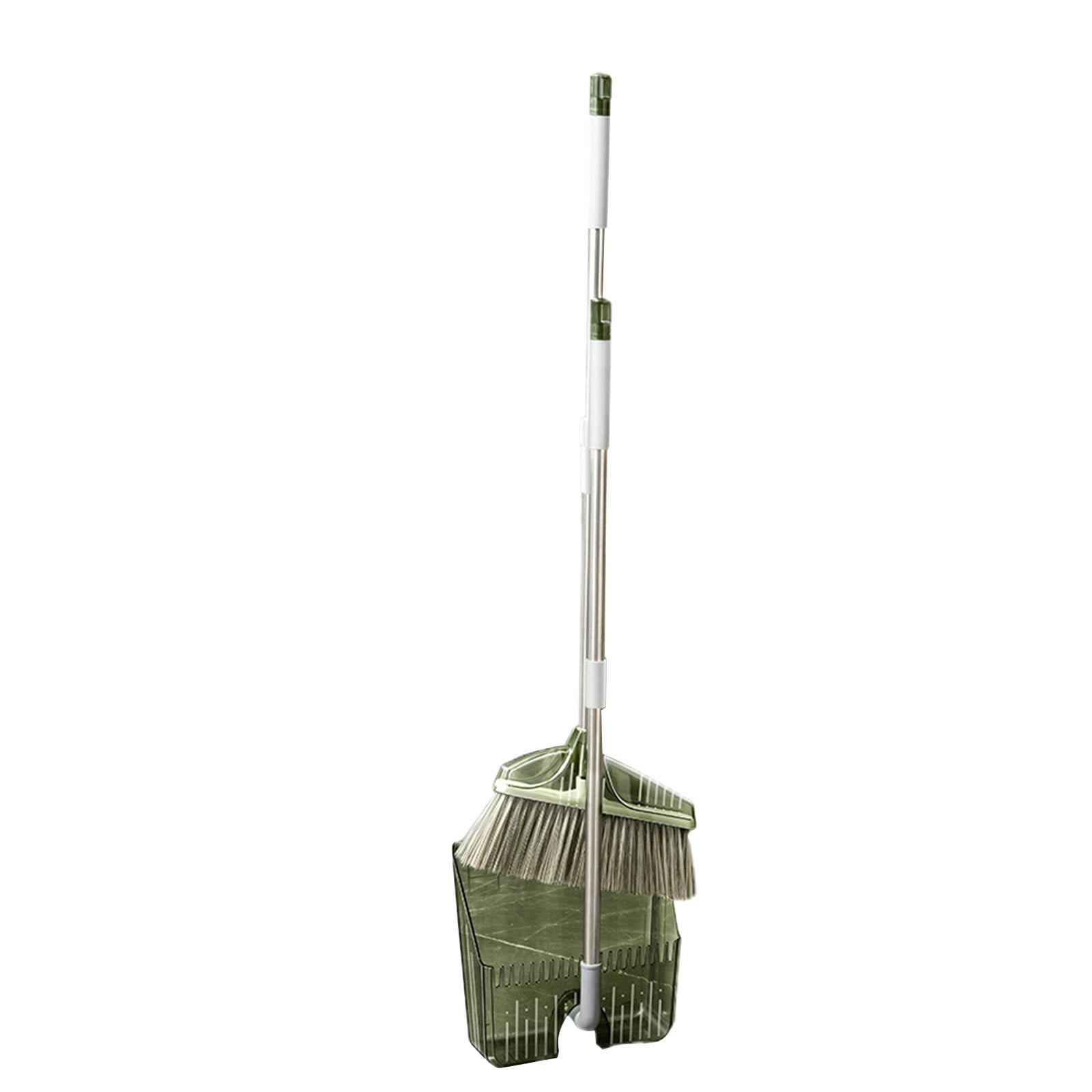 Broom and Dustpan Set Brooms and Dustpan Set Doublelayer Scraper Foldable Dustpan Nonstick Hair Dustpan Sweeping Brooms 180Degree Rotatable Brooms for Vertical Storage Small Broom and Dustpan Set