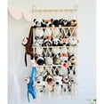 thumbnail image 3 of serony Macrame Toy Hammock For Stuffed animals, making the space Animals | Hanging Storage Shelf Elastic Hanging Stuffed Hammock, 3 of 6