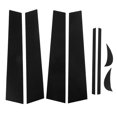 thumbnail image 4 of Pillar Post Trim Kit, 8pcs Gloss Black 4D Style Side Window Pillar Post Decal  For Car, 4 of 8