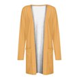 thumbnail image 4 of Pompotops Chemisier Décontracté à Manches Longues pour Femmes avec Poche Cardigan en Liquidation, 4 of 5