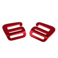 thumbnail image 3 of Almencla 3Pairs 1'' Aluminium Sangle Boucle g en Forme de Crochet pour Sac à Dos Sangle Ceinture Rouge, 3 of 8