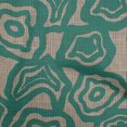 thumbnail image 1 of oneOone Rayon Teal Green Fabric Abstract Floral Sewing Craft Projects Fabric Prints By Yard 56 Inch Wide, 1 of 4