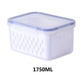 thumbnail image 1 of Lksixu Fruit Vegetable Storage Containers For Fridge Draining Fresh Containers Produce Storage Containers Large Organizer Bins With Lid & Colander Storage Bins Organizers and Storage, 1 of 4