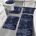 thumbnail image 1 of LSLJS Mixed Colors Bath Mats 5 Set Bathroom Rugs for 5PCS Toilet Mats Universal Soft Comfortable Water Absorption Non-Slip Thick Machine Washable Easy Dry Dark Color Home Accessories, 1 of 8