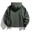 thumbnail image 3 of Styesk Jackets for Men Men's Spring And Charge Coat Thin Outdoor Mountaineering And Riding Windproof Work Coat, 3 of 4