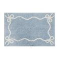 thumbnail image 1 of Tapis de bain en coton Mainstays Bows, bleu, 16" x 24", 1 of 4