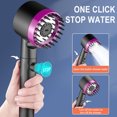 thumbnail image 4 of Yhmxh Shower Head Bathroom Accessories Shower Filter Pressurized Shower Shower Universal Powerful Pressurized Handheld Shower Nozzle Filter Shower Faucet Shower Head Spa Shower, 4 of 9