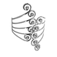 thumbnail image 2 of PRETXORVE Boucle de Rideau en Métal Boucle Ajourée Boucle de Rideau Ajustable, 2 of 6