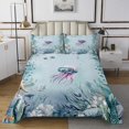thumbnail image 1 of Erosebridal Cartoon Jellyfish Coverlet Set Twin, Sea Fish Bedding Set, Ocean Room Decor, 2-piece, 1 of 5
