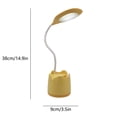 thumbnail image 3 of Three-speed Eye Protection Desk Lamp,Student Desk Lamp,Study Lamp,USB Rechargeable Lamp,Bedside Reading Lamp,Eye Protection Lamp,Dormitory Lamp,3 Color Modes,Flexible Gooseneck Holiday Gifts, 3 of 6