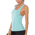 thumbnail image 2 of EYIIYE Women' s Casual Gym Racer Back Running Vest Fitness Jogging Tank Top, 2 of 4