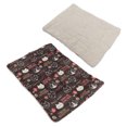 thumbnail image 2 of <p>Dog Car Quilt, Pet Blanket Machine Washable Thick Flannel Lambswool Cute Pattern Warm  For Puppy For Cat</p>, 2 of 7