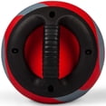 thumbnail image 4 of Iron Body Fitness Dual-Grip Medicine Ball, 12 lb Rubber Exercise Ball with Built-In Handles, Red, 4 of 5