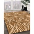 thumbnail image 3 of Ahgly Tapis de Zone Carré Lavable en Machine Jaune Orange, 6 Pieds Carré, 3 of 7