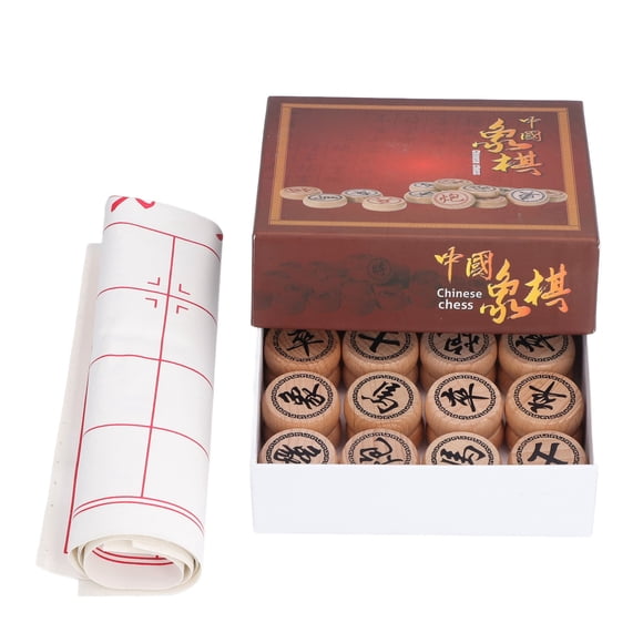 Chinese Chess Set, Interactive Xiangqi Set Polished Surfaces For Daily Play
