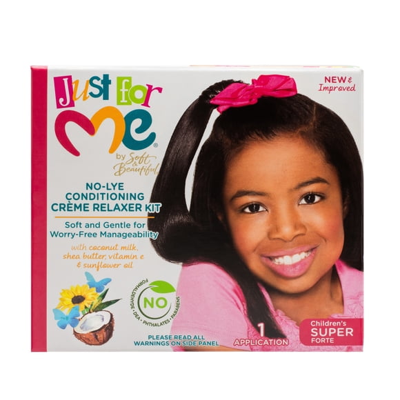 Just For Me! No Lye Conditioning Creme Relaxer Kit - Super