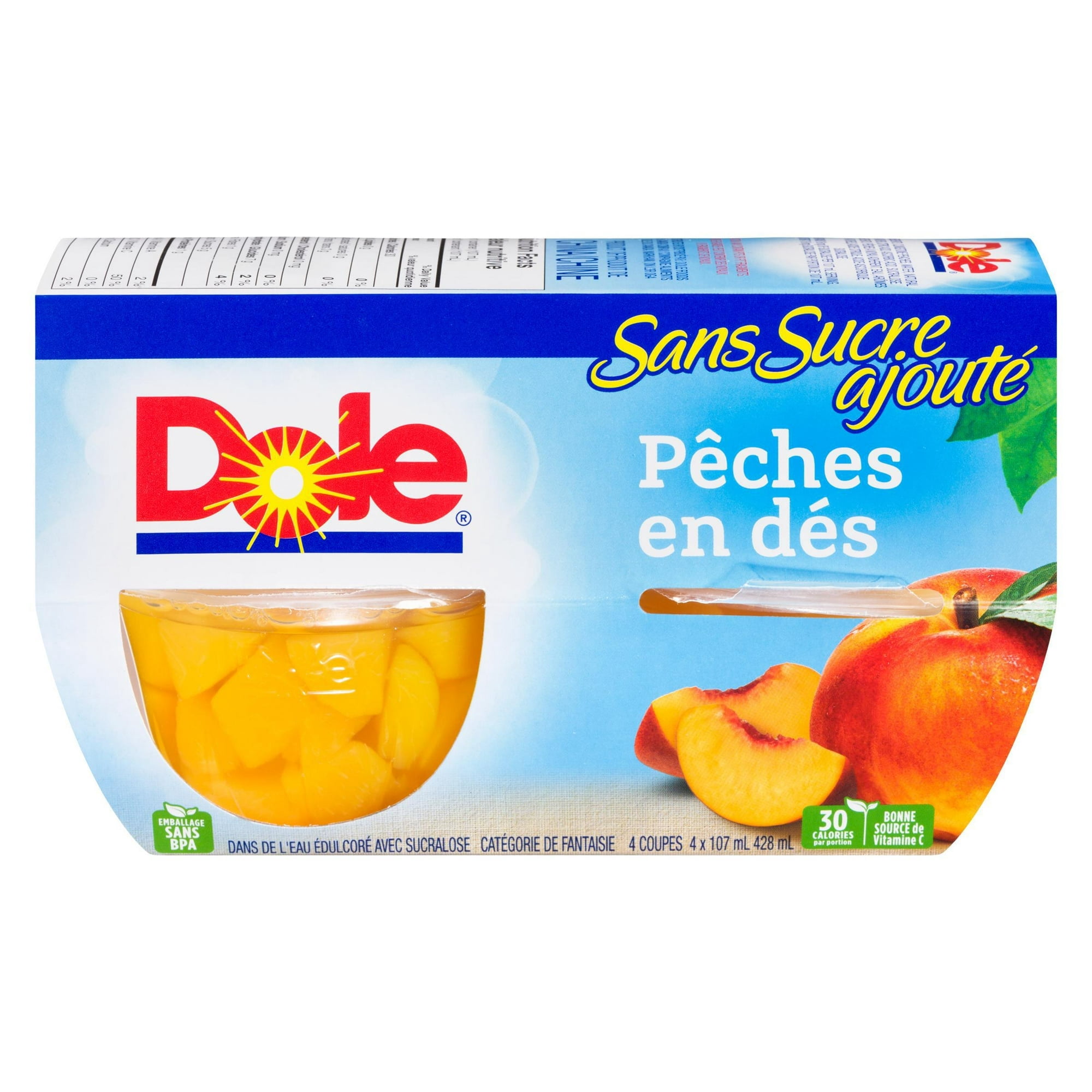 Dole Diced Peaches in Water