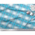 thumbnail image 3 of Soimoi Modal Satin Fabric Gingham Check Printed Fabric 1 Yard 42 Inch Wide, 3 of 3