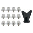 thumbnail image 1 of 12 Pcs Football Boot Studs Non Slip Thread Screw 13/15/18mm Dia Turf Replacement Spikes For Indoor Outdoor Sports Training New, 1 of 11