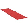 thumbnail image 2 of vidaXL Coussin de Chaise Longue Rouge (75+105)x50x4 cm, 2 of 5